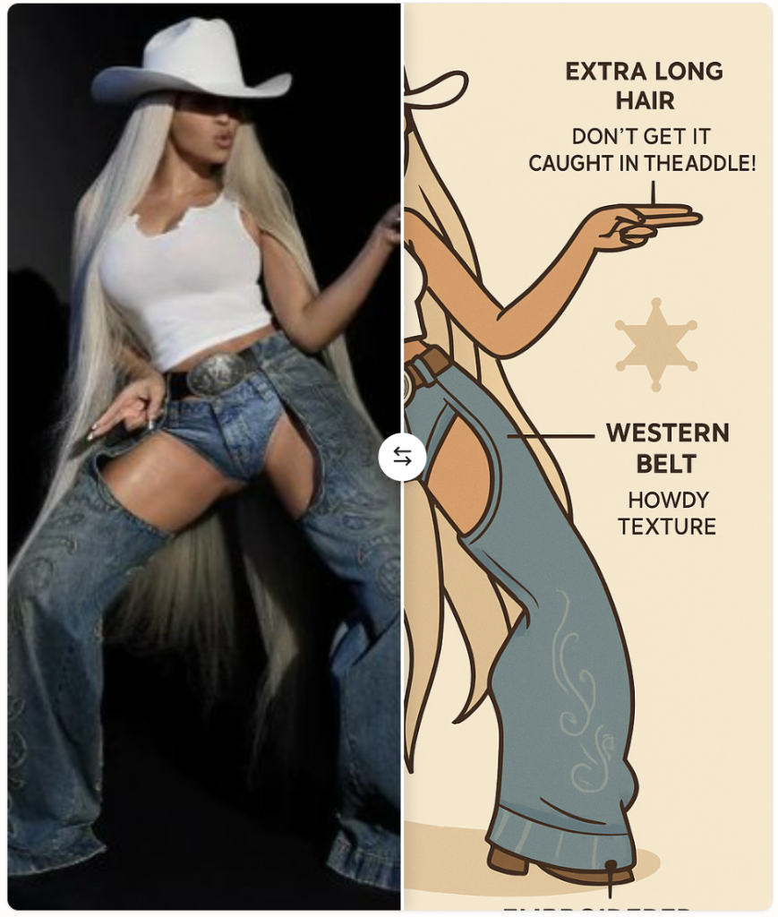 Boyonce Cowgirl Outfit