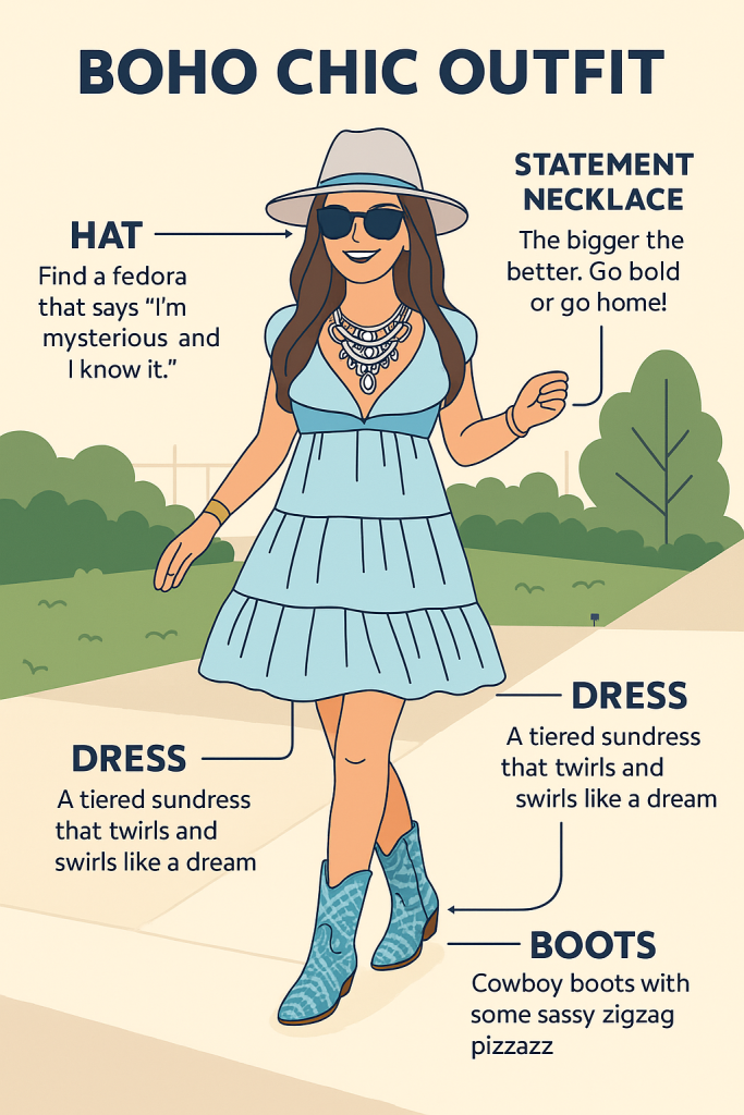 Cowgirl outfit in Infographics
