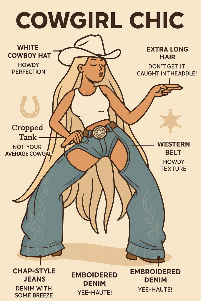 Boyonce in Cowgirl in Infographics
