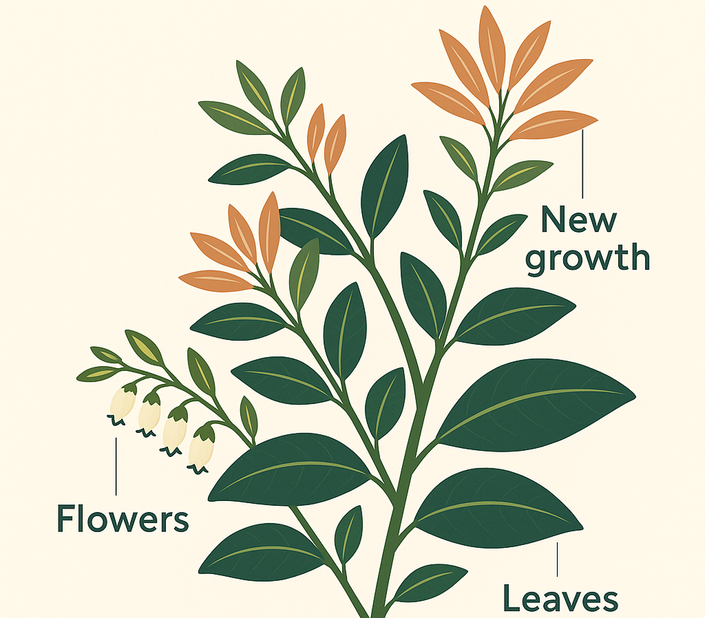 infographics of a flower